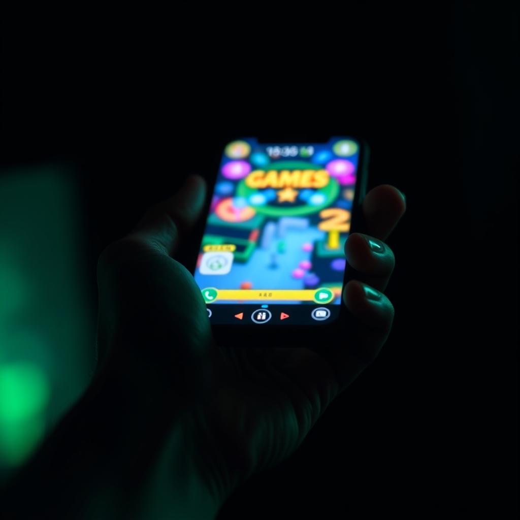 Playing games on the DiwaTop app on an Android smartphone